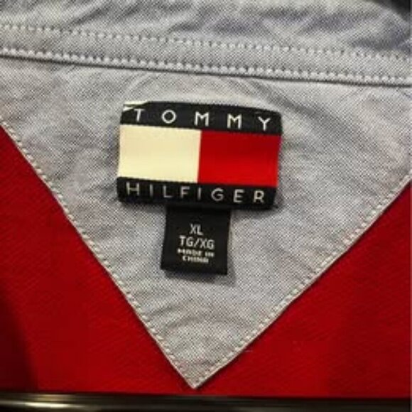 Tommy Hilfiger Red Polo Shirt - Men’s Size XL - Picture 1 of 5